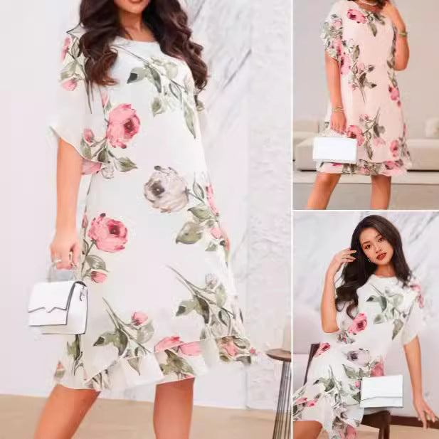 Robe élégante chiffon