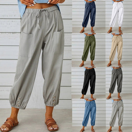 Pantalon Lin Ample