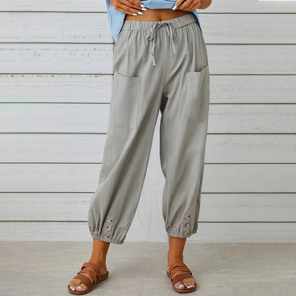 Pantalon Lin Ample