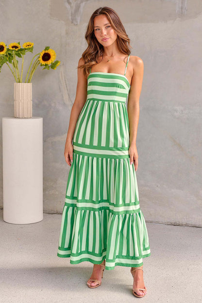 Robe Bretelles Rayée
