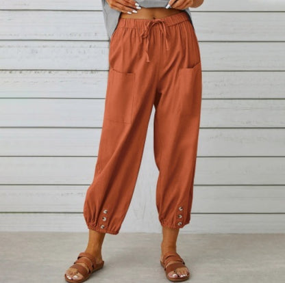 Pantalon Lin Ample