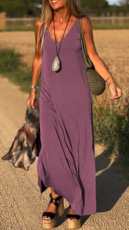 Robe Été V-Neck