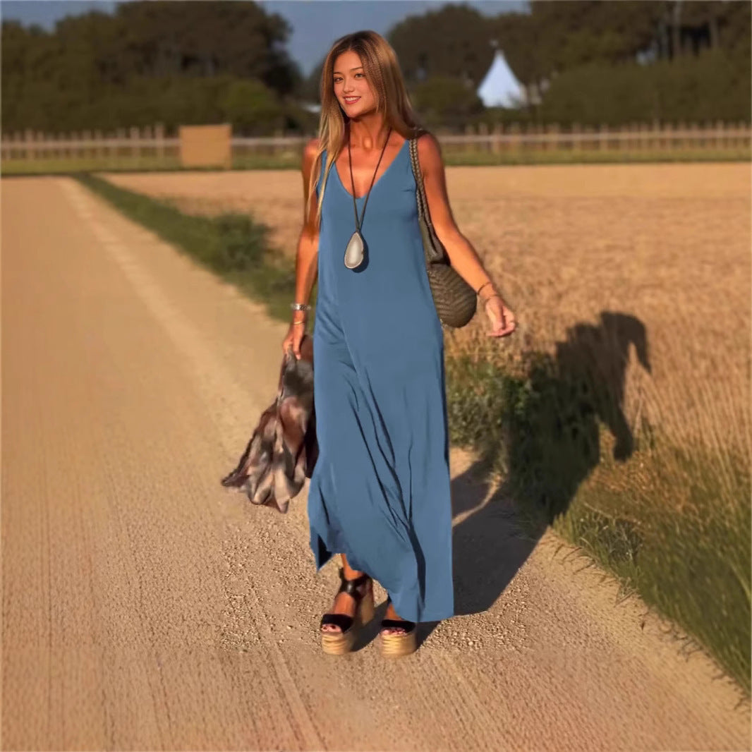 Robe Été V-Neck