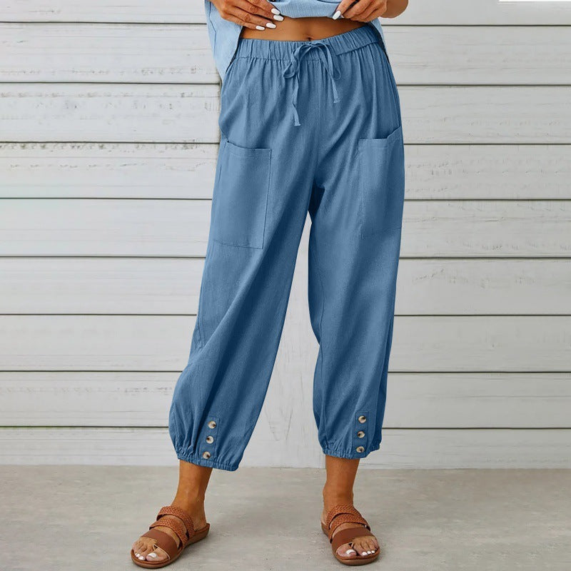 Pantalon Lin Ample