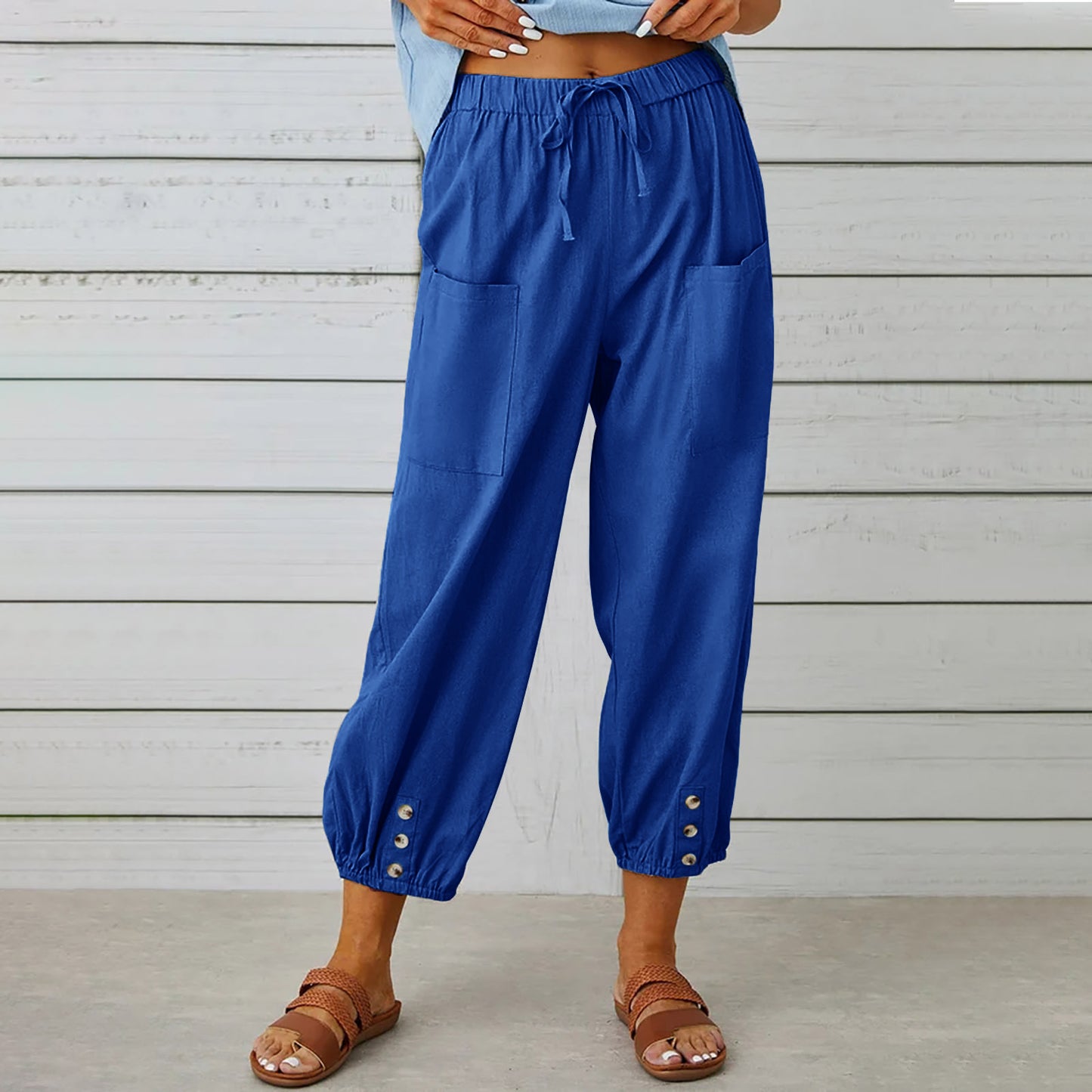 Pantalon Lin Ample