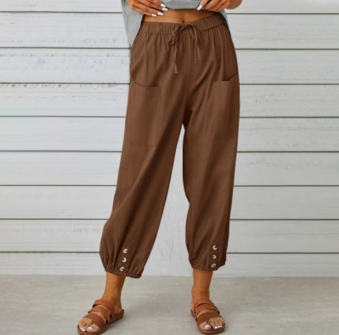 Pantalon Lin Ample