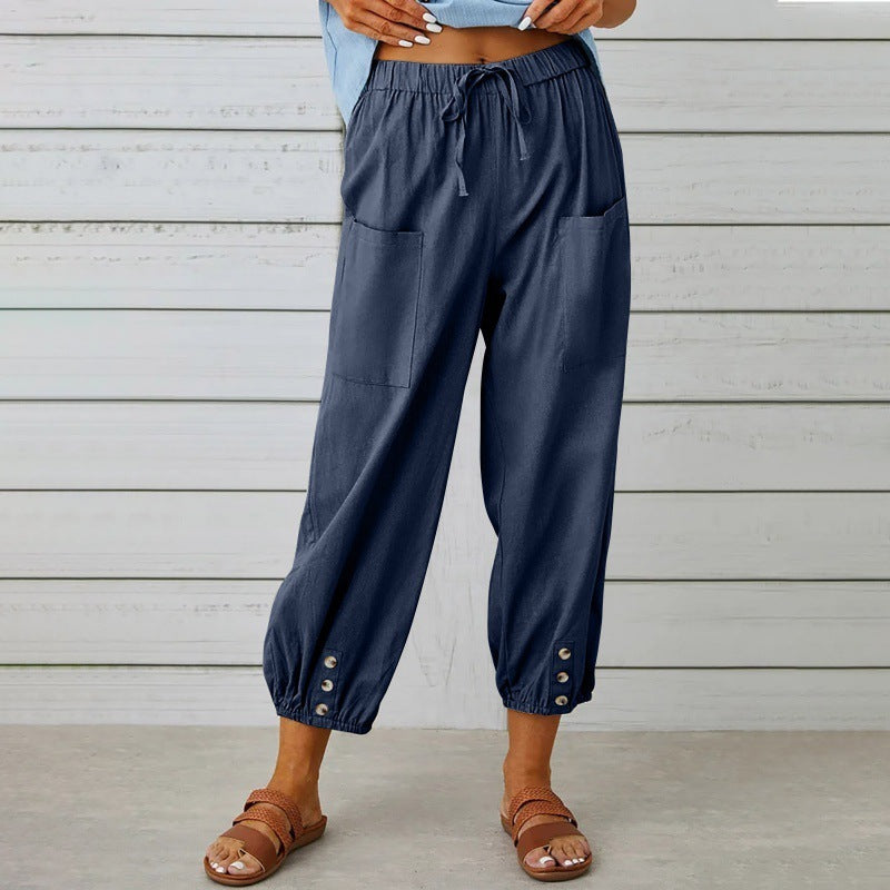 Pantalon Lin Ample