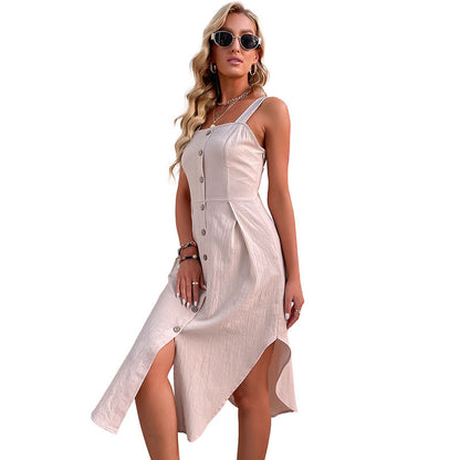 Robe Unie Élégante