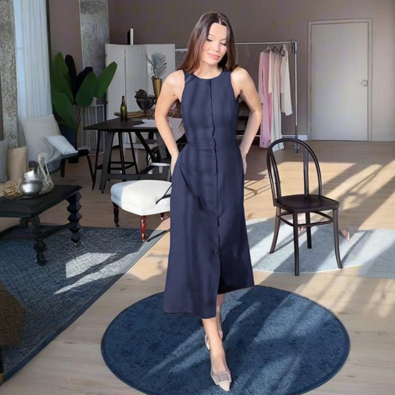 Robe Boutonnée Femme