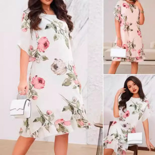 Robe élégante chiffon
