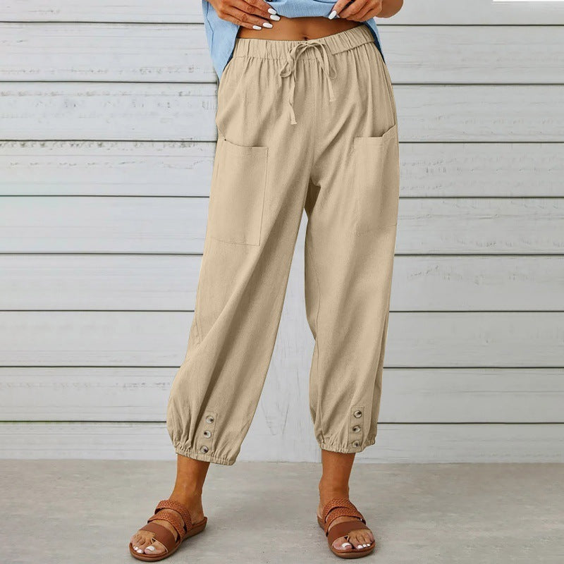 Pantalon Lin Ample