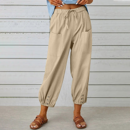 Pantalon Lin Ample