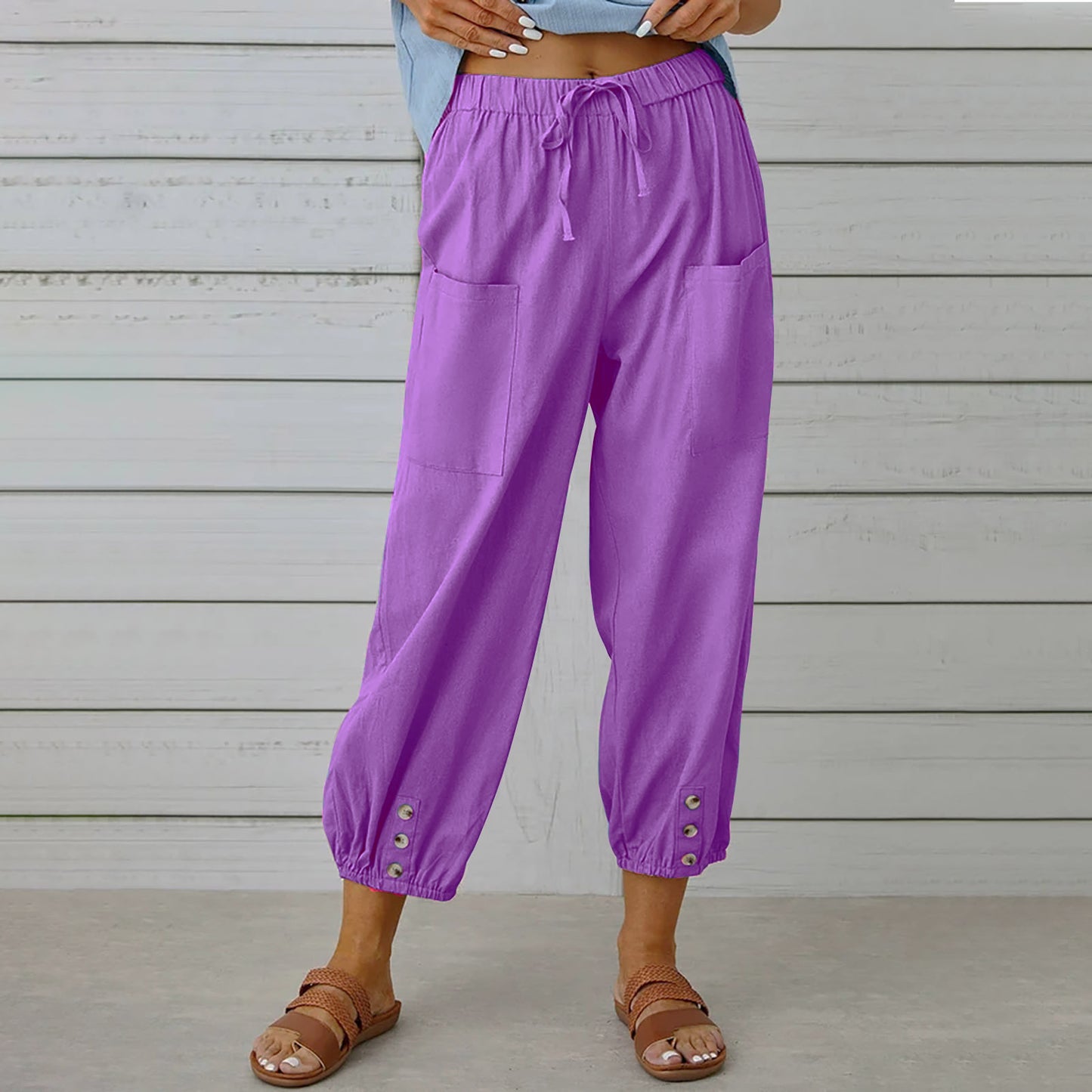 Pantalon Lin Ample