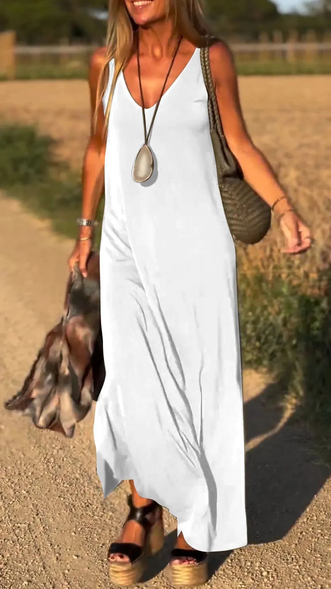 Robe Été V-Neck