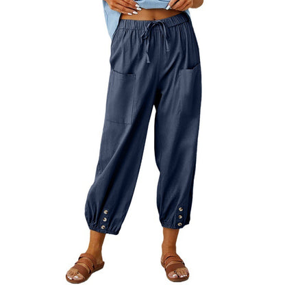 Pantalon Lin Ample