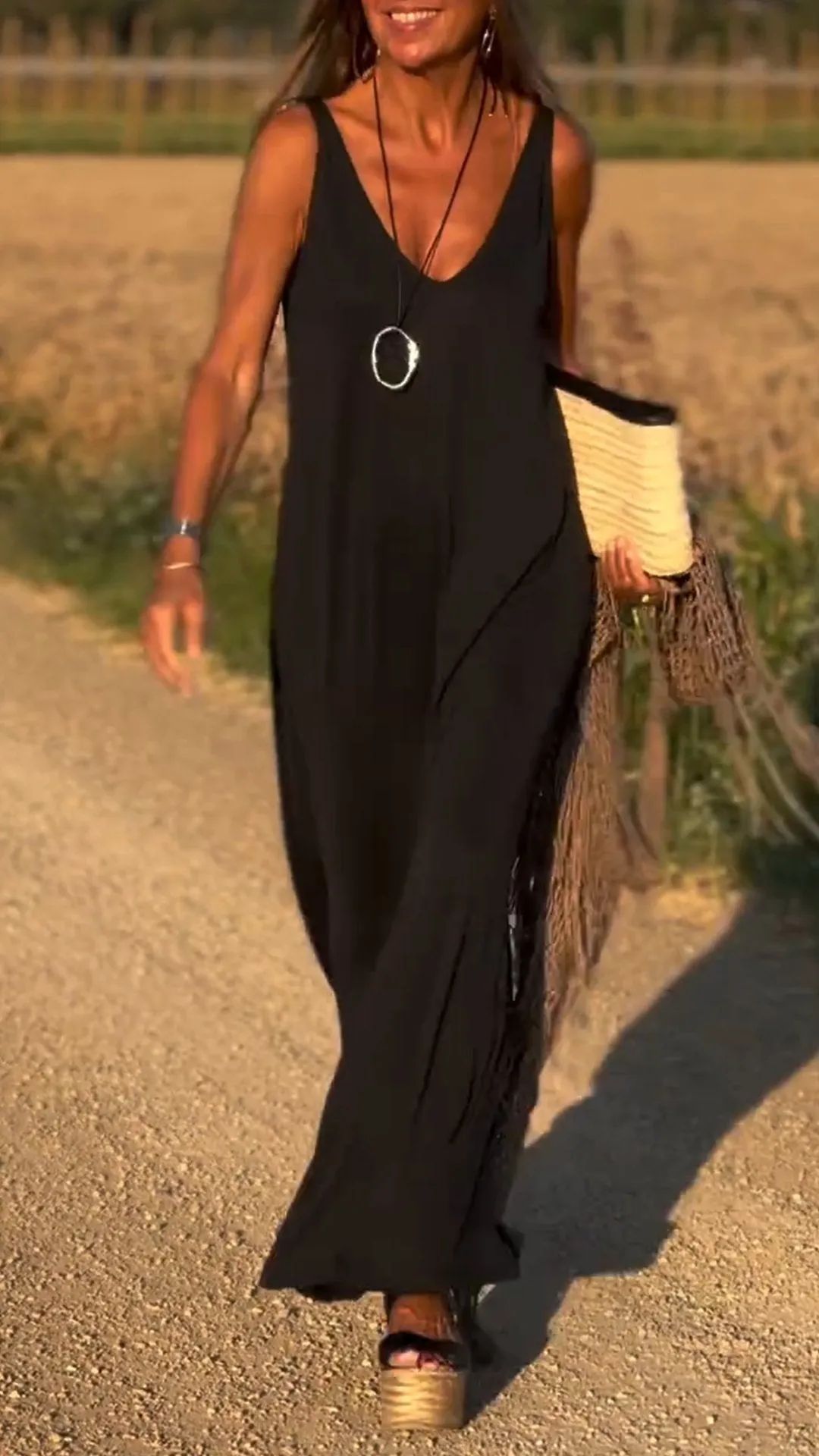 Robe Été V-Neck
