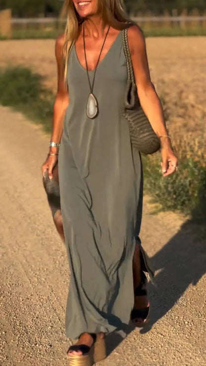 Robe Été V-Neck