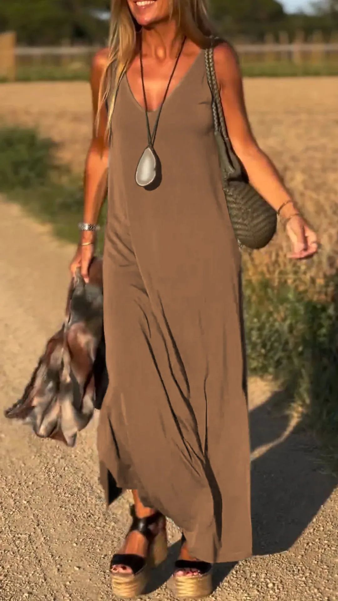 Robe Été V-Neck