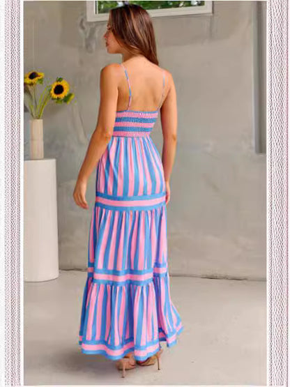 Robe Bretelles Rayée